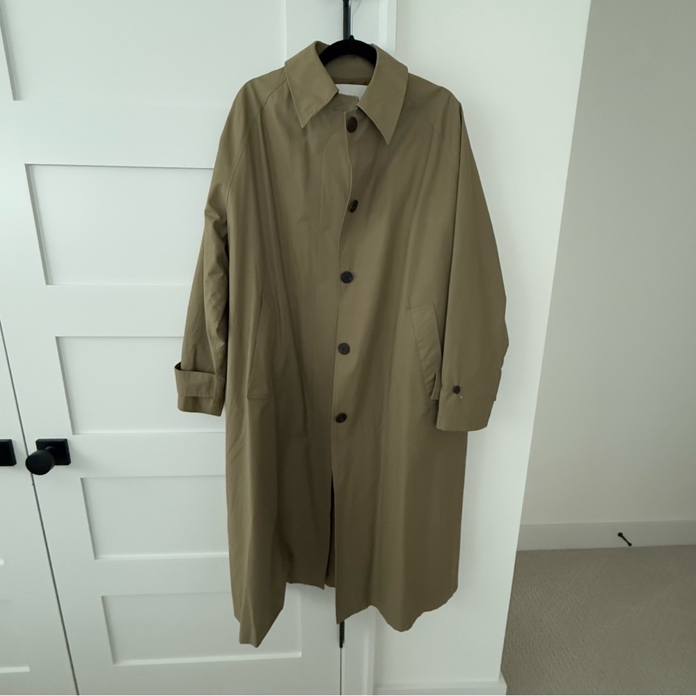 Studio Nicholson Holin Trench Coat in Birch